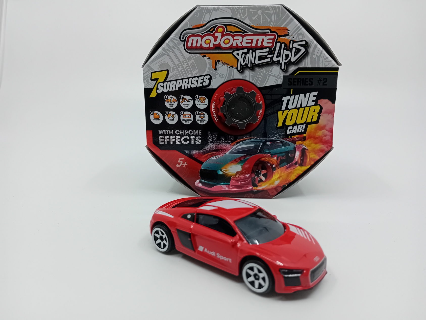 Majorette Tune-up's Serie #2 : Audi R8 Coupe "Full grip" (Cool)