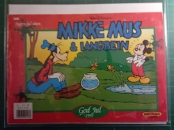 Mikke Mus & Langbein 1995 m/plastlomme og bakplate