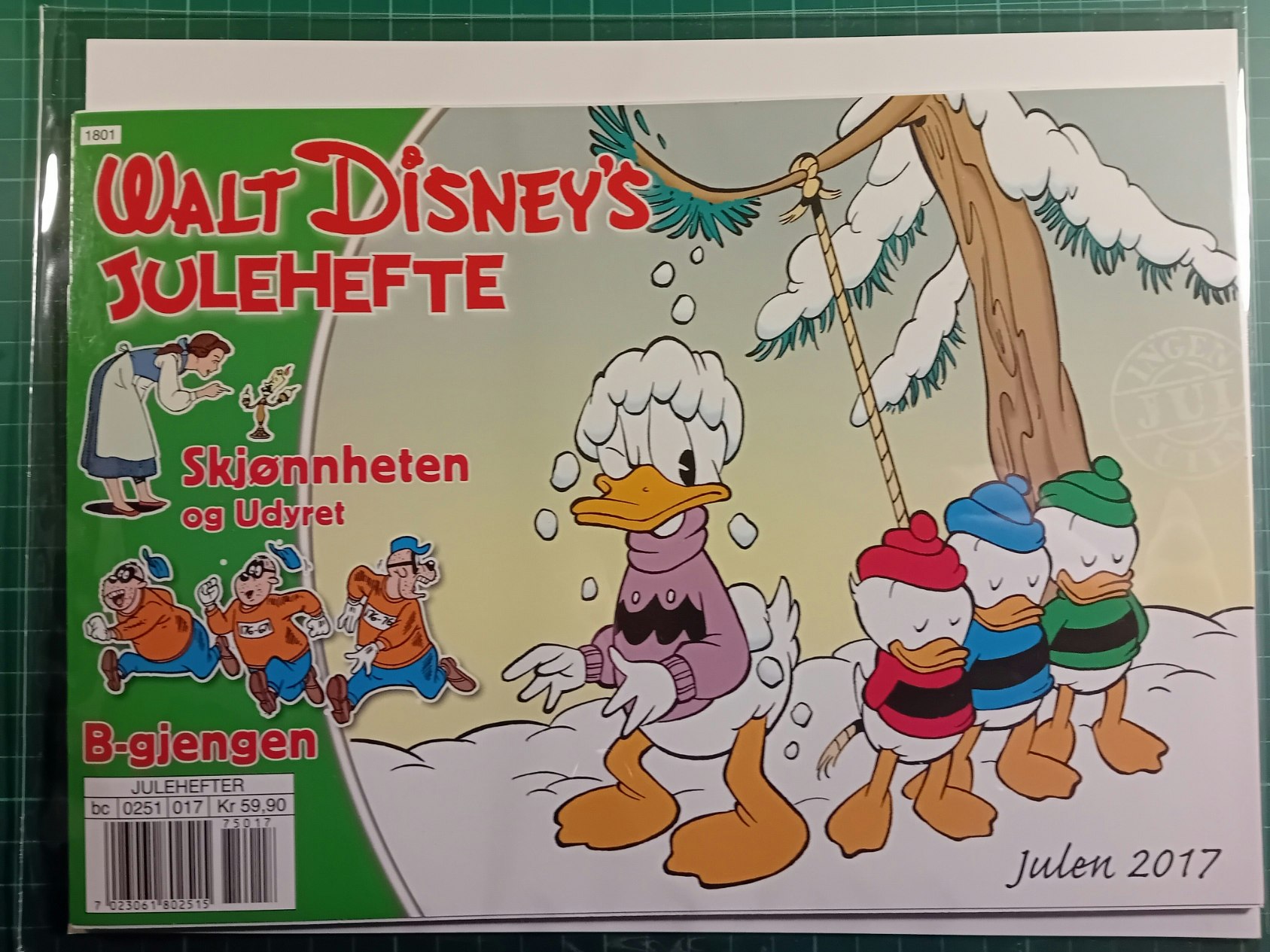 Walt Disney's Julehefte 2017 m/plastlomme og bakark