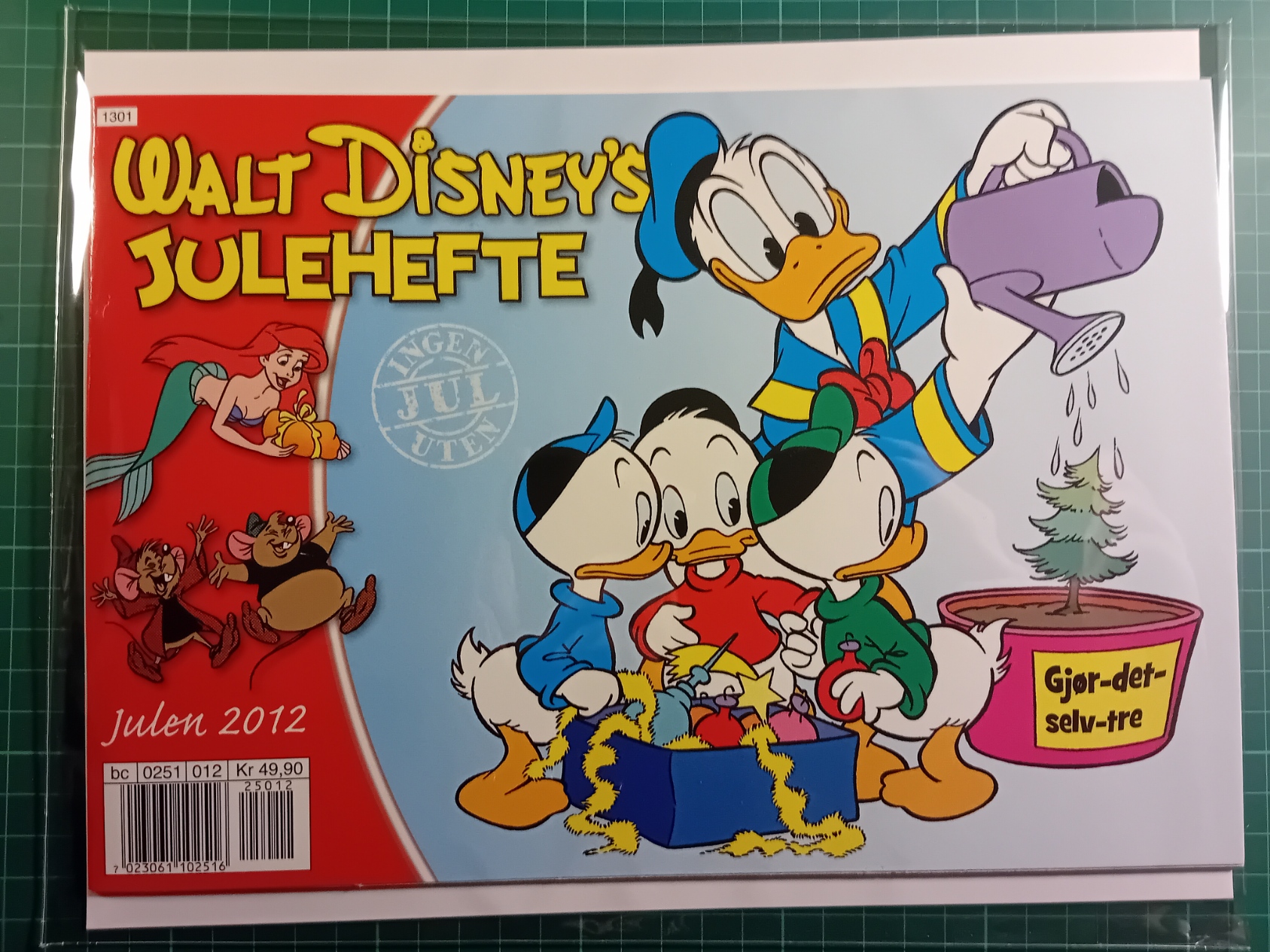 Walt Disney's Julehefte 2012 m/plastlomme og bakark