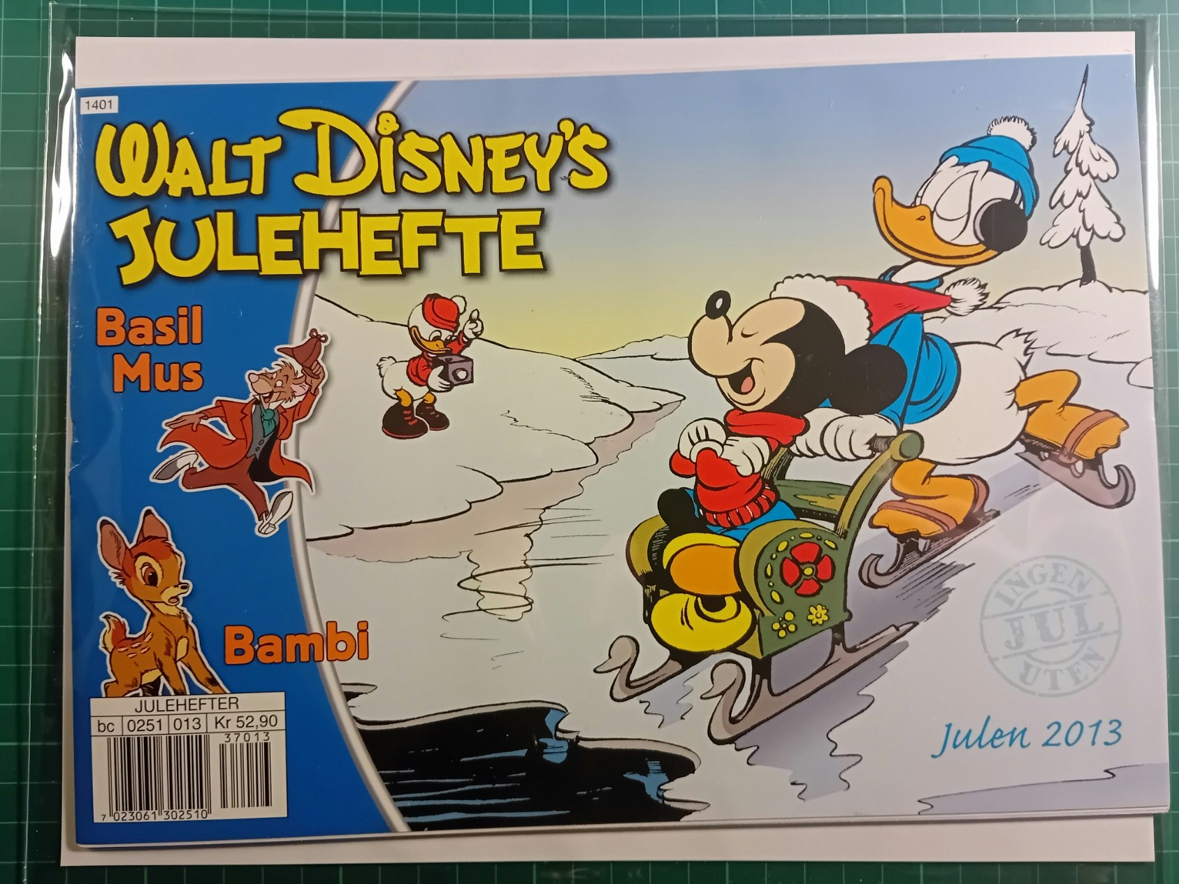 Walt Disney's Julehefte 2013 m/plastlomme og bakark