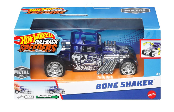 Hot Wheels Pull-Back Speeders Bone shaker 1:43