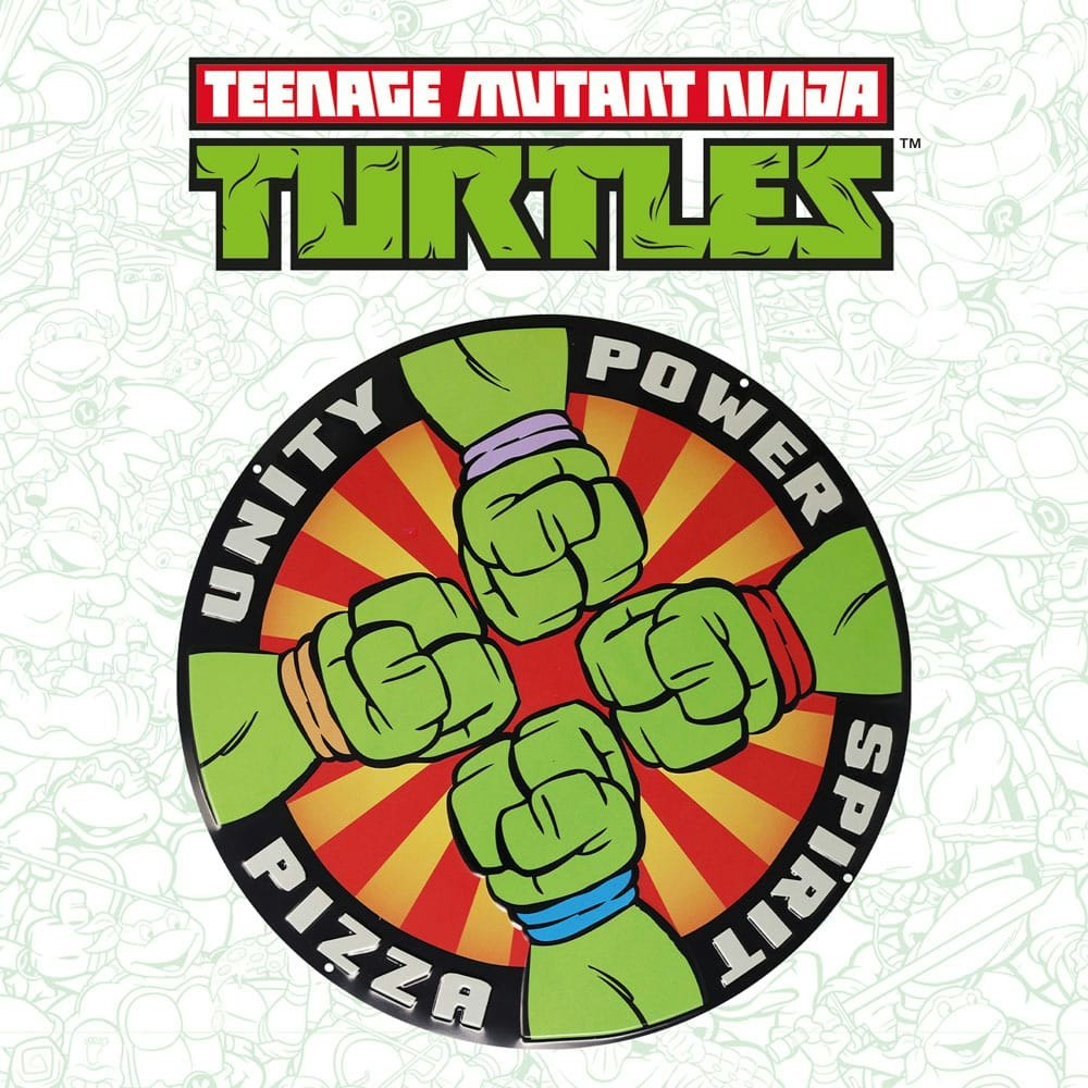 Teenage Mutant Ninja Turtles  Emaljeskilt Turtle power