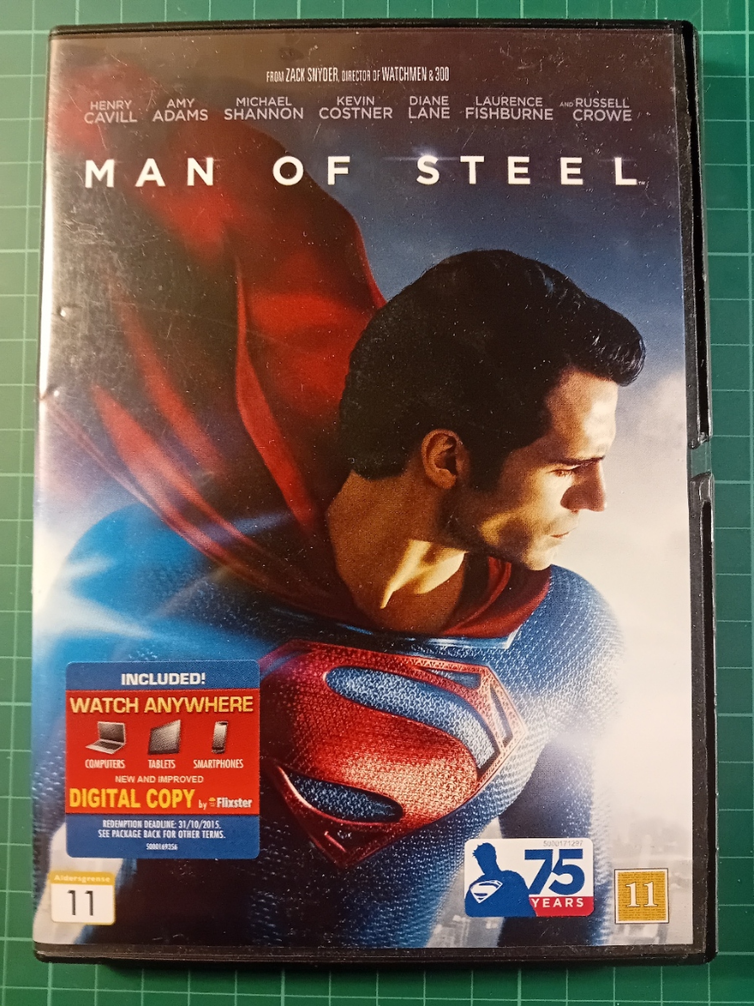 DVD : Man of steel