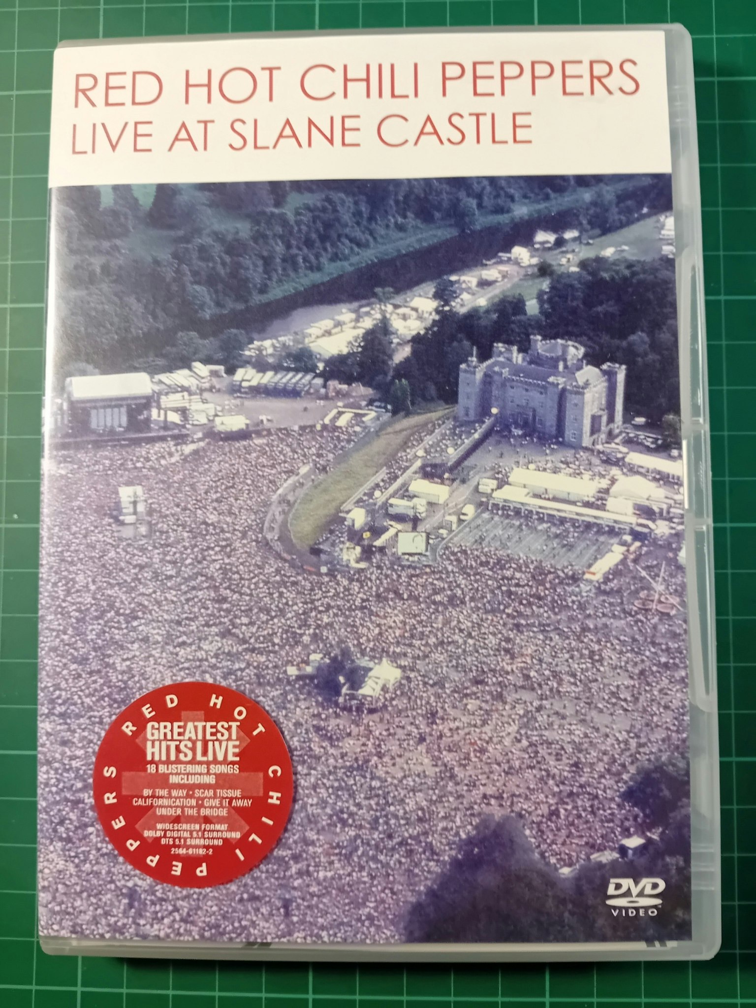 DVD : Red Hot Chili Peppers : Live at Slane castle (konsert film)