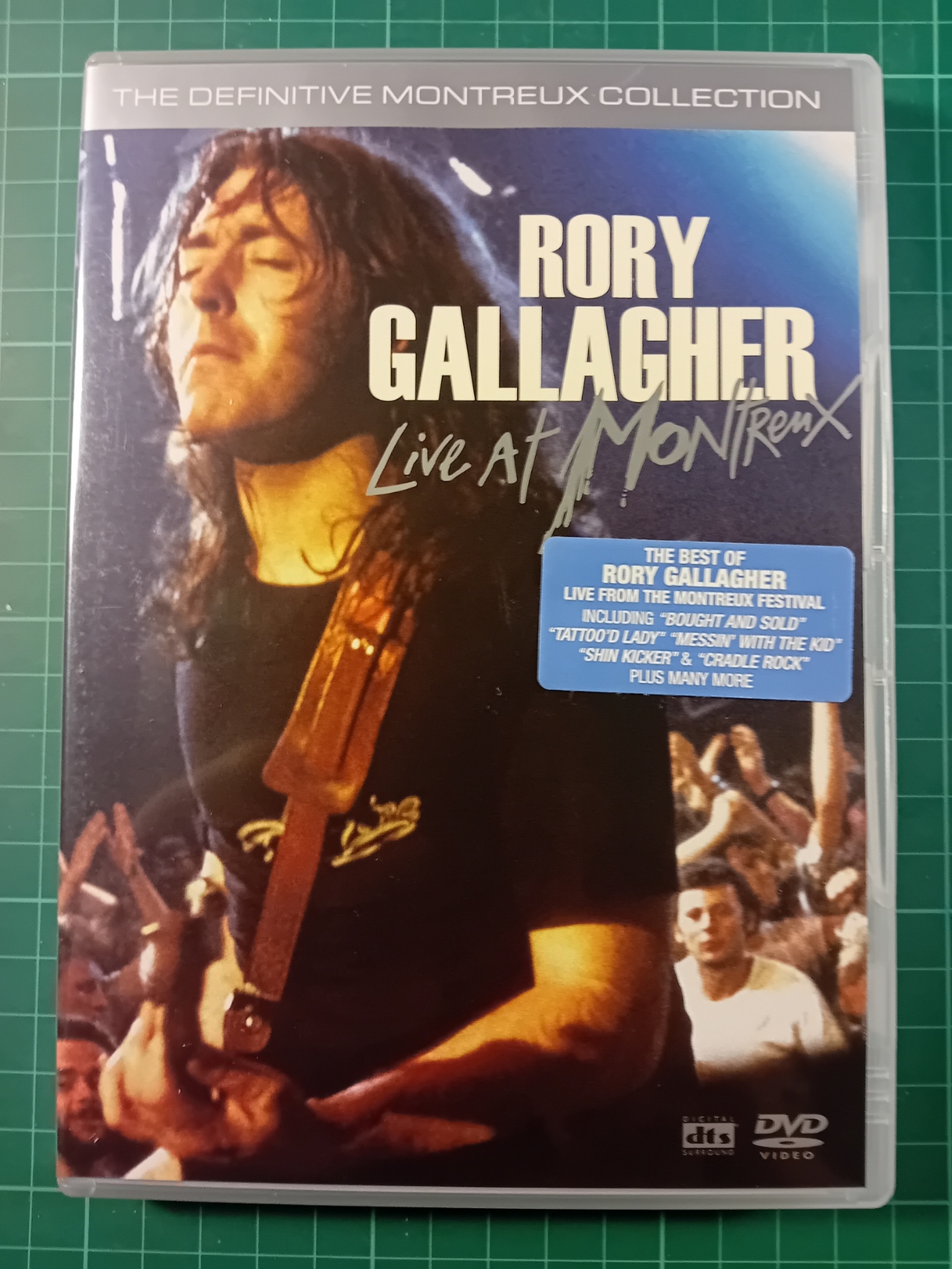 DVD : Rory Gallagher : Live at Montreux (konsert film)