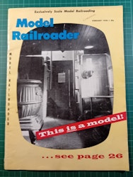 Model Railroader 1958 Februar