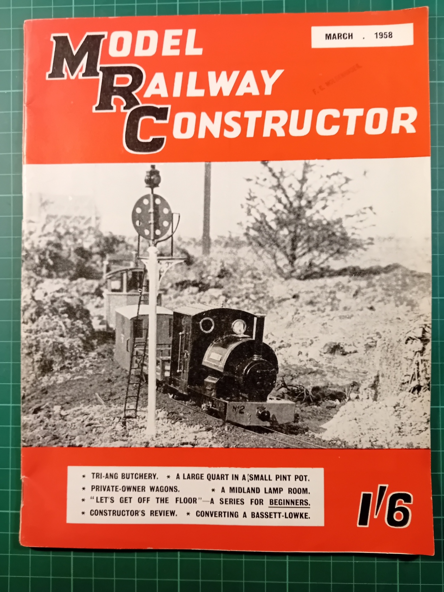 Model railway constructor 1958 Mars