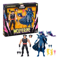 Wolverine 50th Anniversary Marvel Legends Action Figure 2-Pack Wolverine & Psylocke (Forhåndsbestilling)