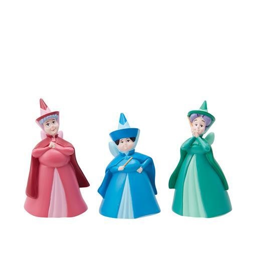 Sleeping Beauty Flora Fauna og Merryweather, Mini set