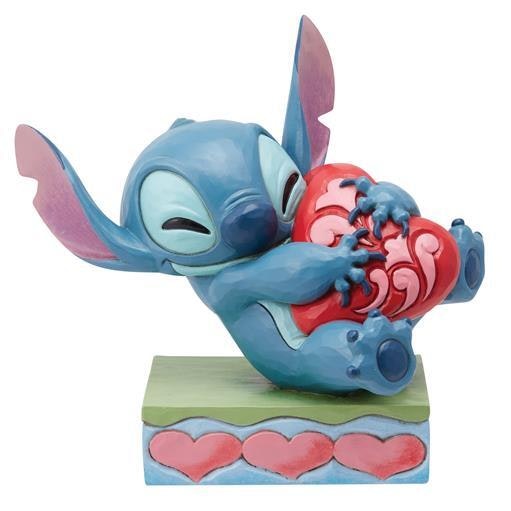 Heart Struck (Stitch Hugging Heart)