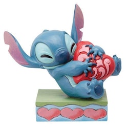 Heart Struck (Stitch Hugging Heart)