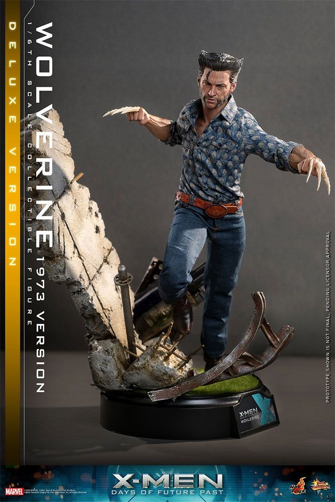 X-Men Days of Future Past Movie Masterpiece Action Figure 1/6 Wolverine Deluxe Version (Totalpris 5.695)