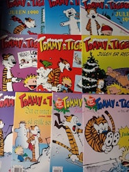 Pakke Tommy & Tigern julen 1990 - 1999 (10 stykk)