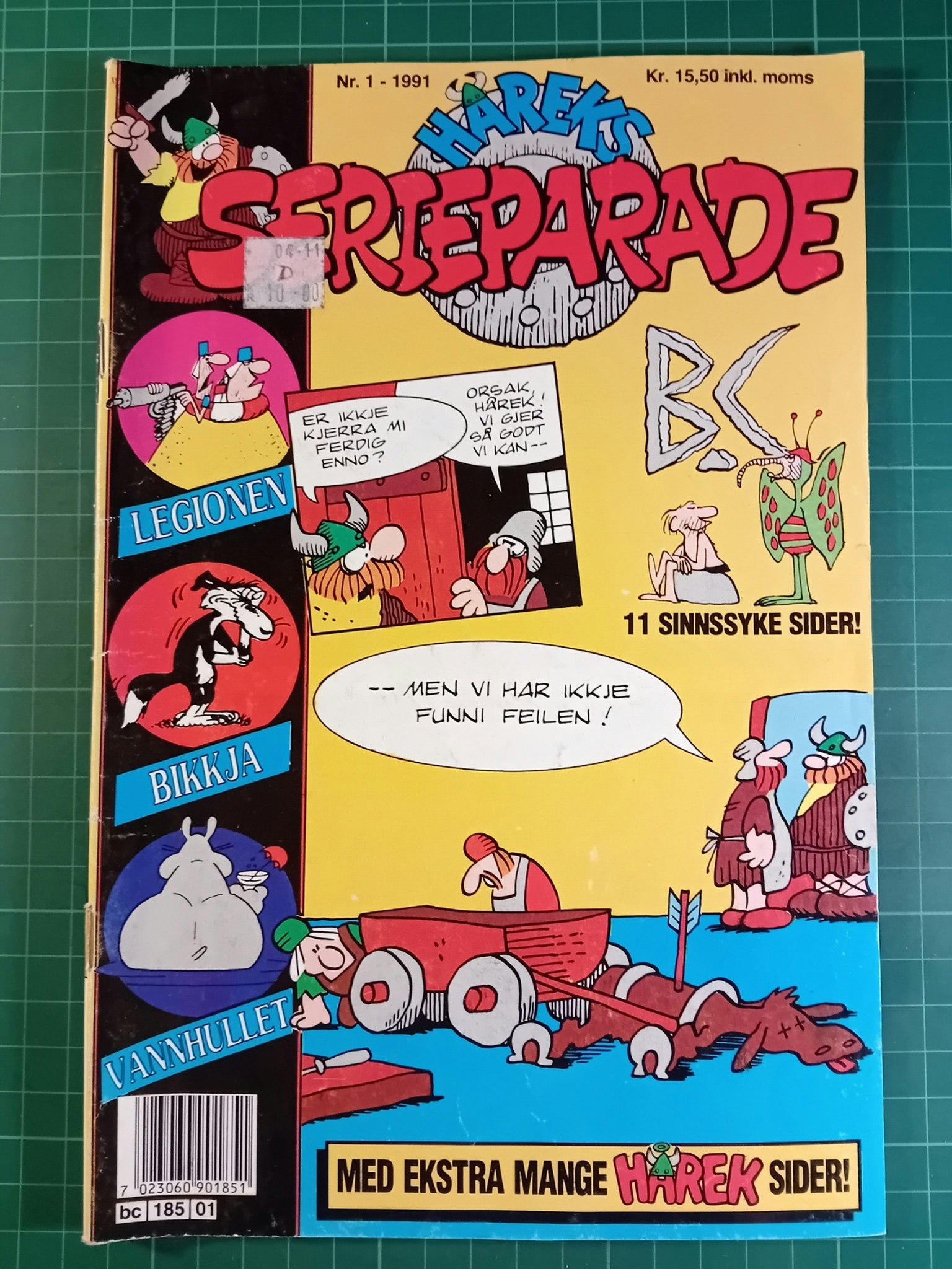 Håreks serieparade 1991 - 01