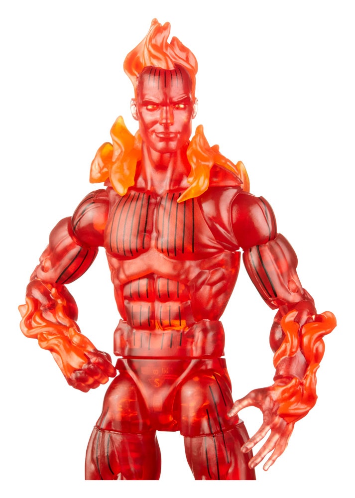 Fantastic Four Marvel Legends Retro Action Figure Human Torch  (Totalpris 298,-)