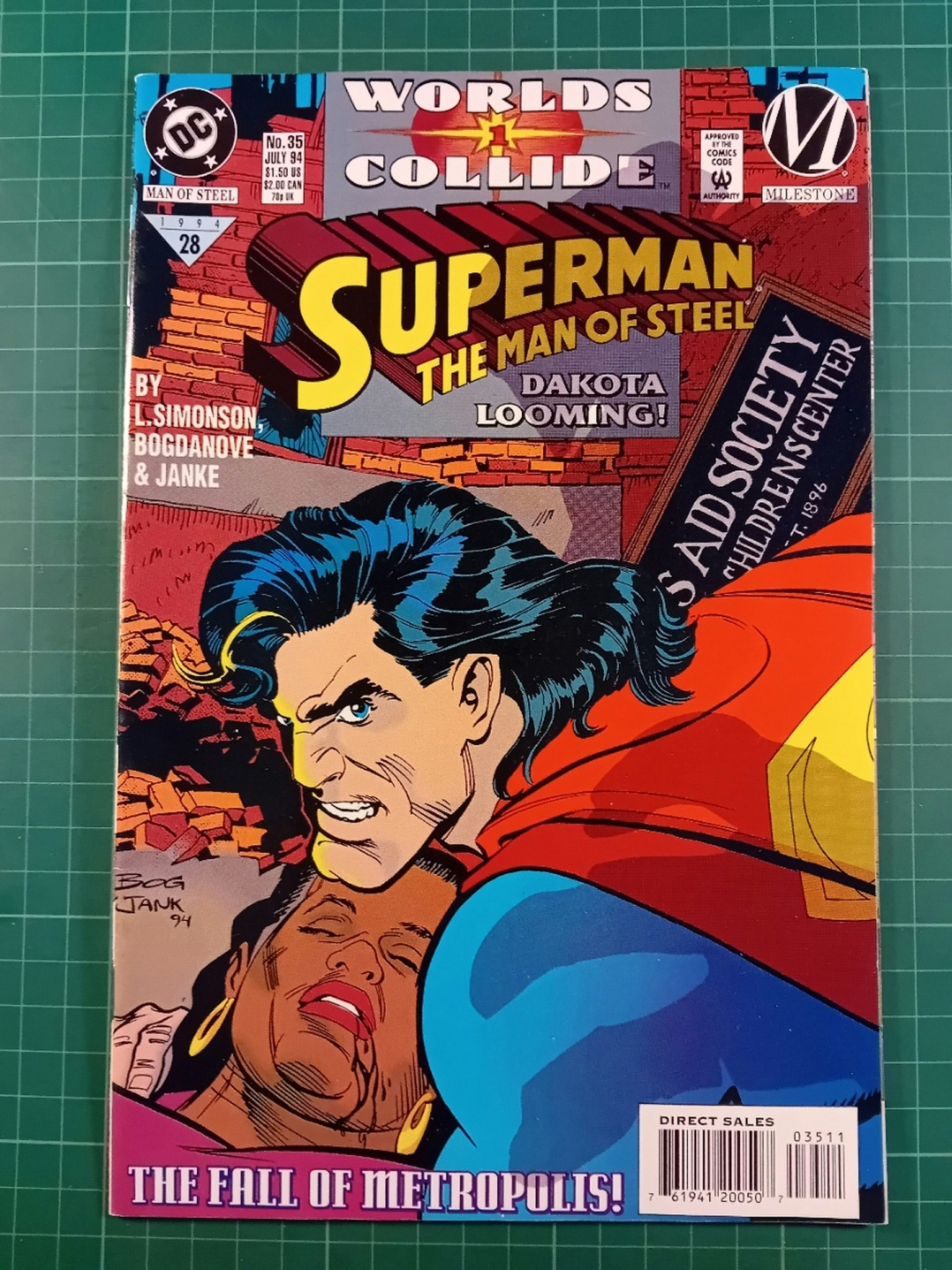 Superman the man of steel #35