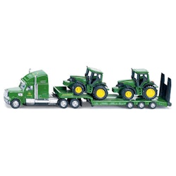 John Deere traktorer på lastebil 1:87