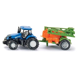 New Holland traktor m/sprøytetilhenger