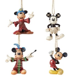Mickey Mouse Hanging Ornaments (Pakke av 4) (Totalpris 998,-)