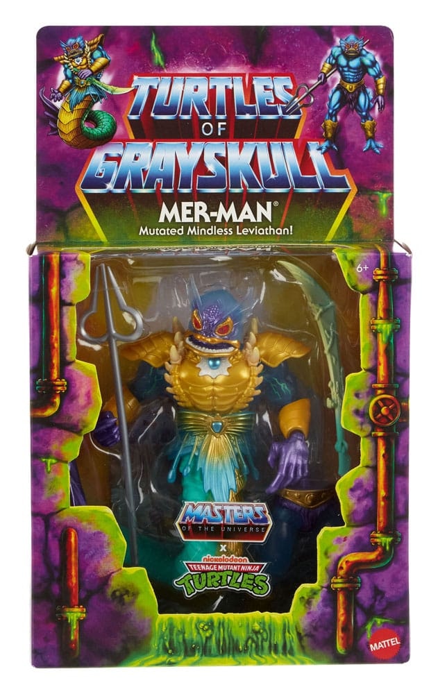 Motu x Tmnt: Turtles of Grayskull : Mer-Man (Totalpris 329,-)