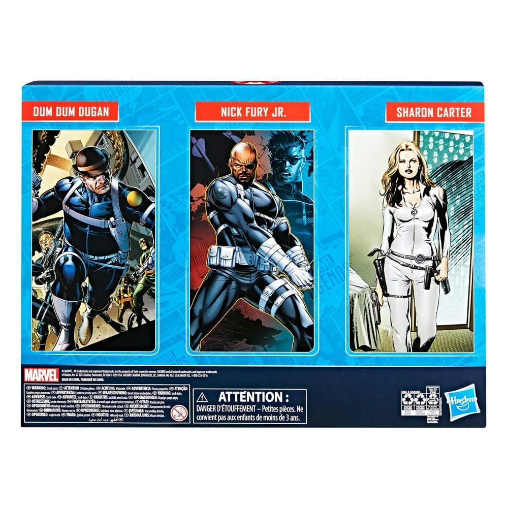 Captain America Marvel Legends Action Figure 3-Pack S.H.I.E.L.D (Totalpris 1095,-)