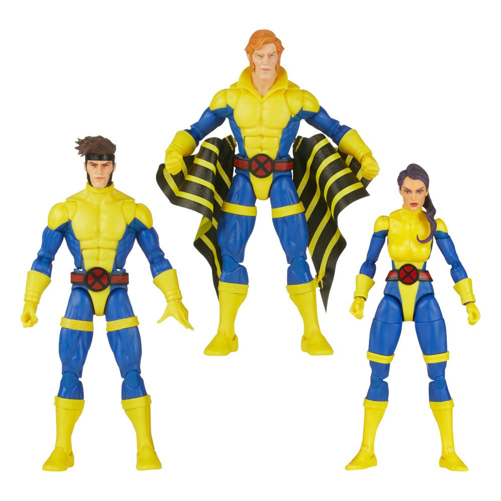 X-Men 60th Anniversary Marvel Legends Action Figure 3-Pack Gambit, Marvel's Banshee, Psylocke (Totalpris 698,-)