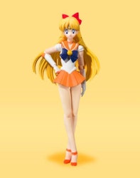 Sailor Moon S.H. Figuarts Action Figure Sailor Venus Animation Color Edition (Skaffevare)