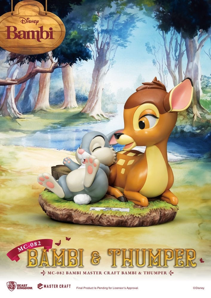 Disney Master Craft Statue Bambi & Thumper 26 cm (Totalpris 3795,-)