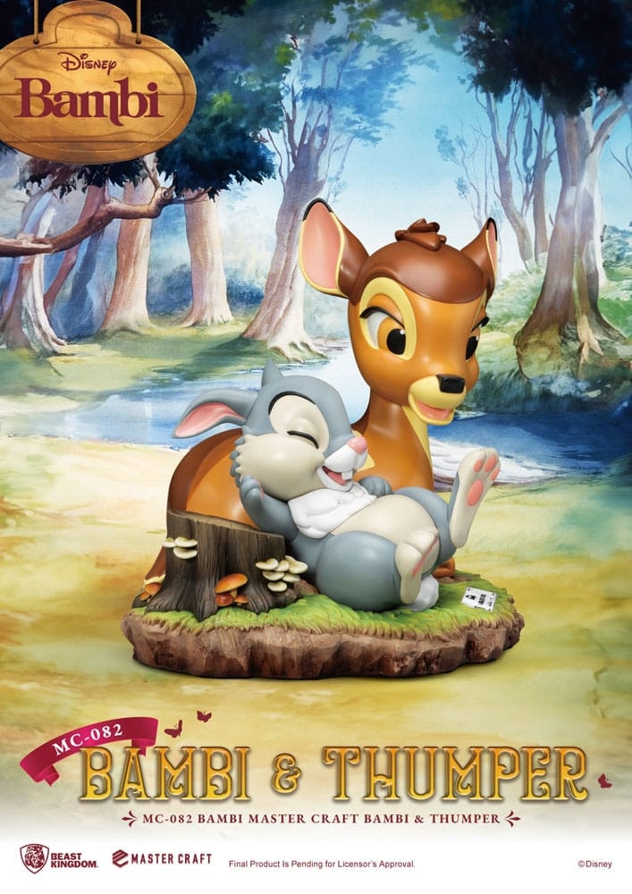 Disney Master Craft Statue Bambi & Thumper 26 cm (Totalpris 3795,-)