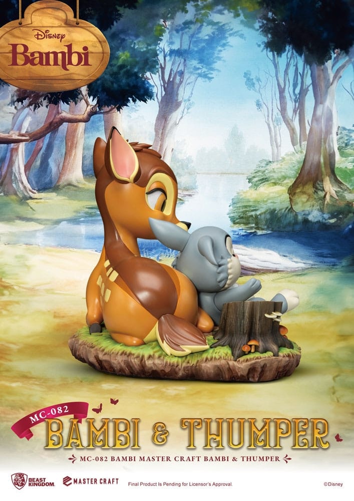 Disney Master Craft Statue Bambi & Thumper 26 cm (Totalpris 3795,-)