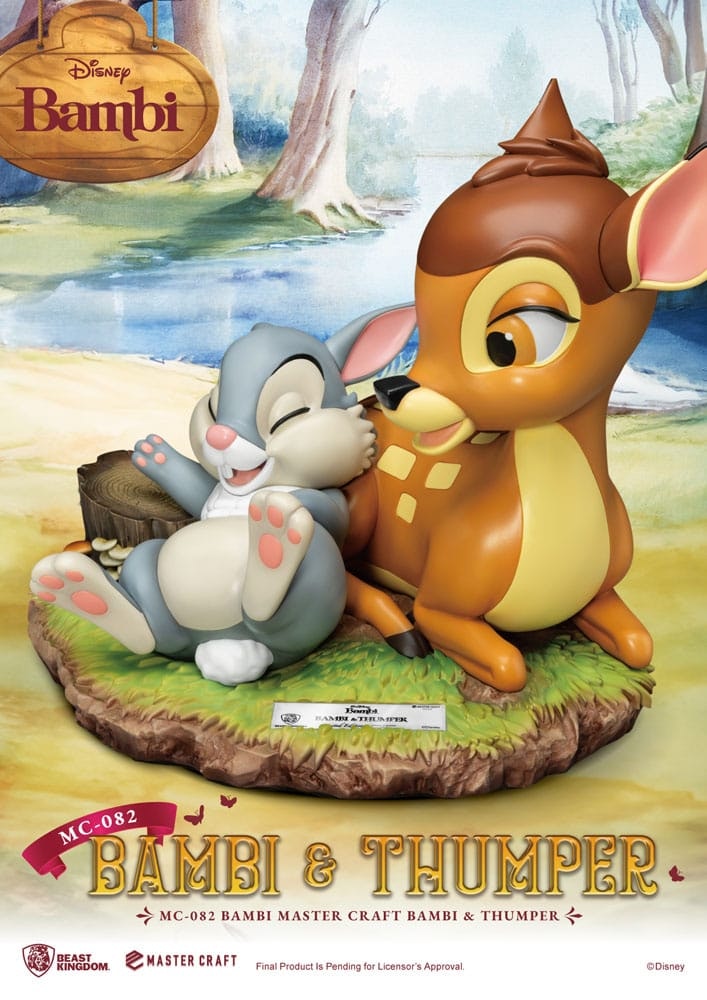 Disney Master Craft Statue Bambi & Thumper 26 cm (Totalpris 3795,-)