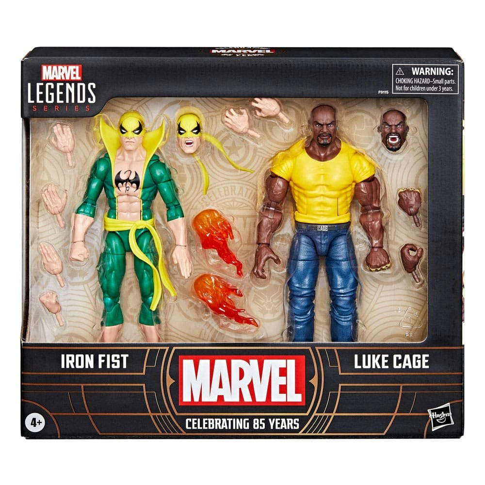 Marvel 85th Anniversary Marvel Legends 2-Pack Iron Fist & Luke Cage 15 cm (Totalpris 749,-)