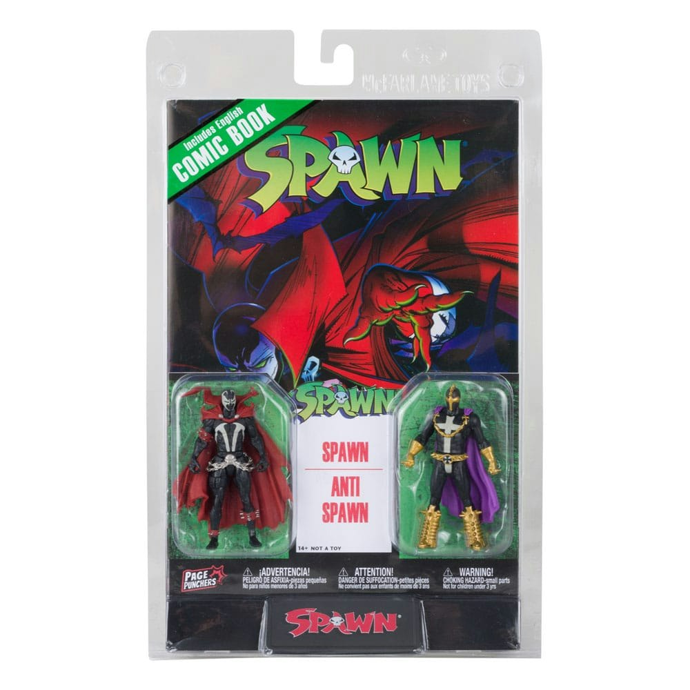 Spawn 2-Pack Spawn & Anti-Spawn (Spawn #1) 8 cm (Totalpris 198,-)