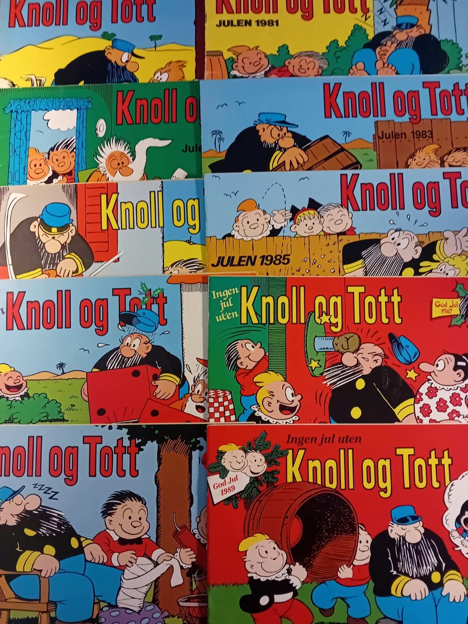 Knoll og Tott 1980-1989 (10 stykk) lesepakke