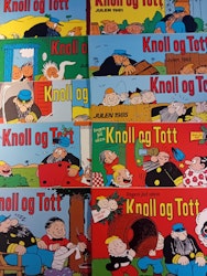 Knoll og Tott 1980-1989 (10 stykk) lesepakke
