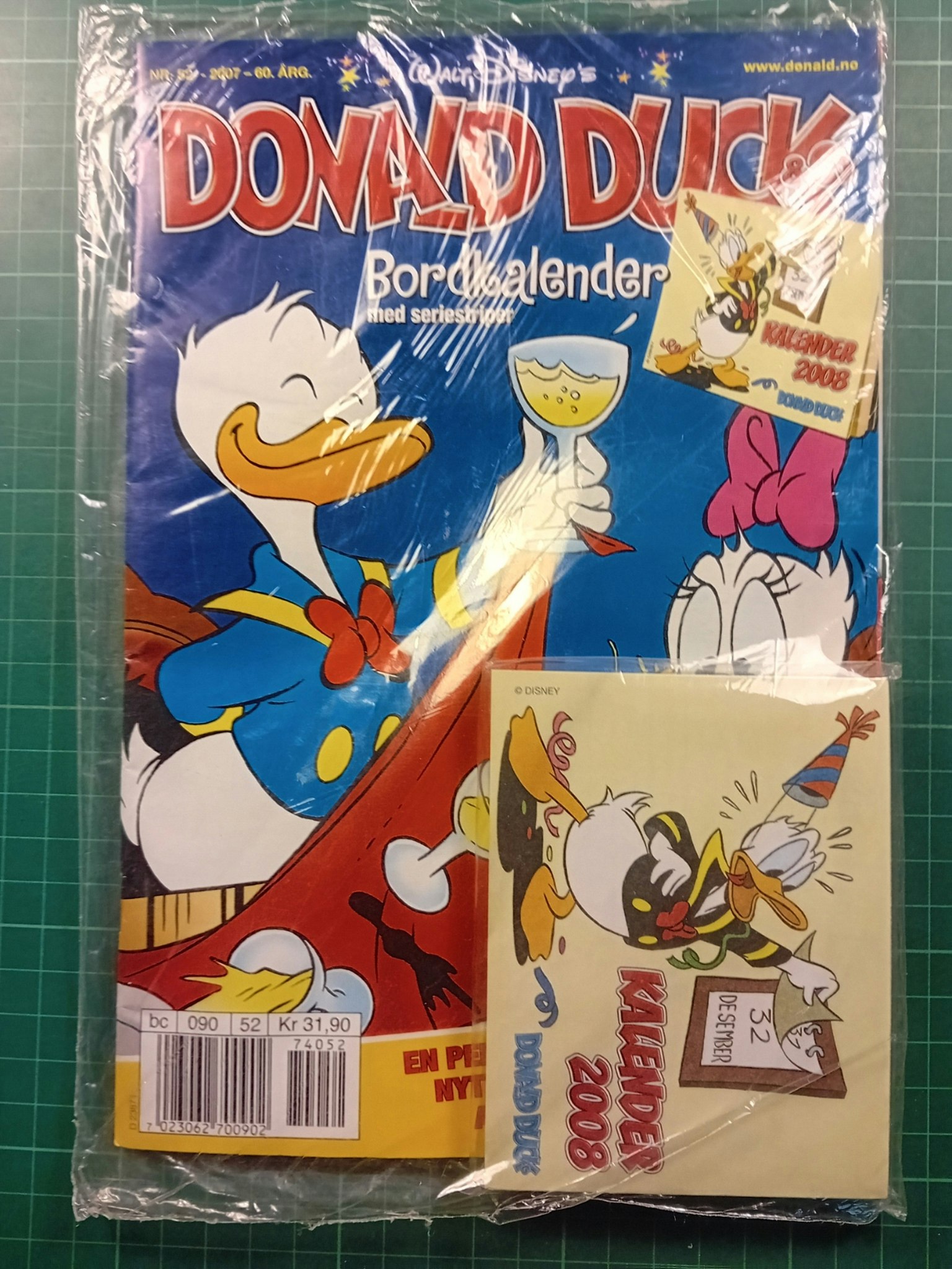 Donald Duck & Co 2007 - 52 Forseglet m/Kalender 2008