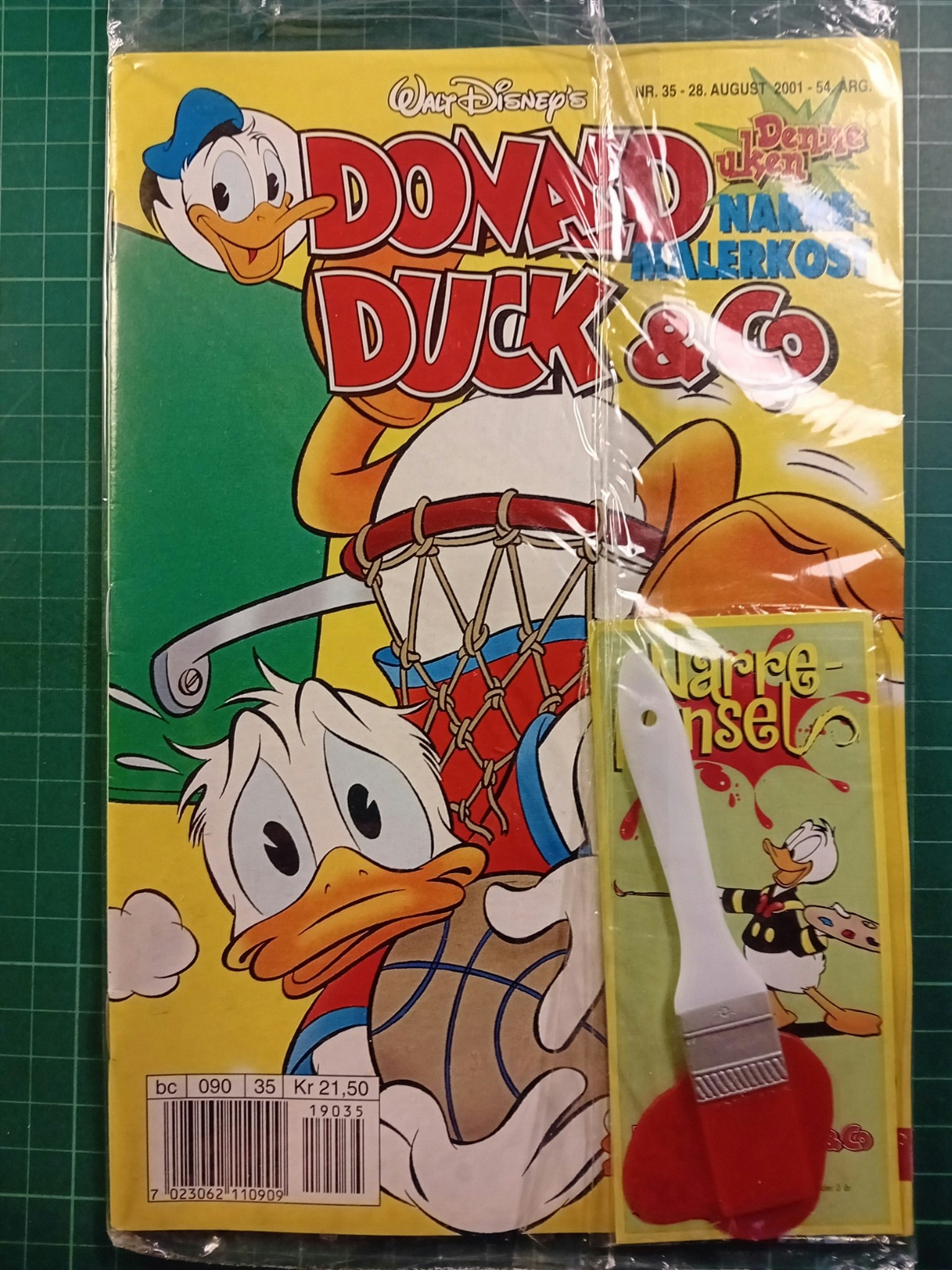 Donald Duck & Co 2001 - 35 Forseglet m/Narrepensel