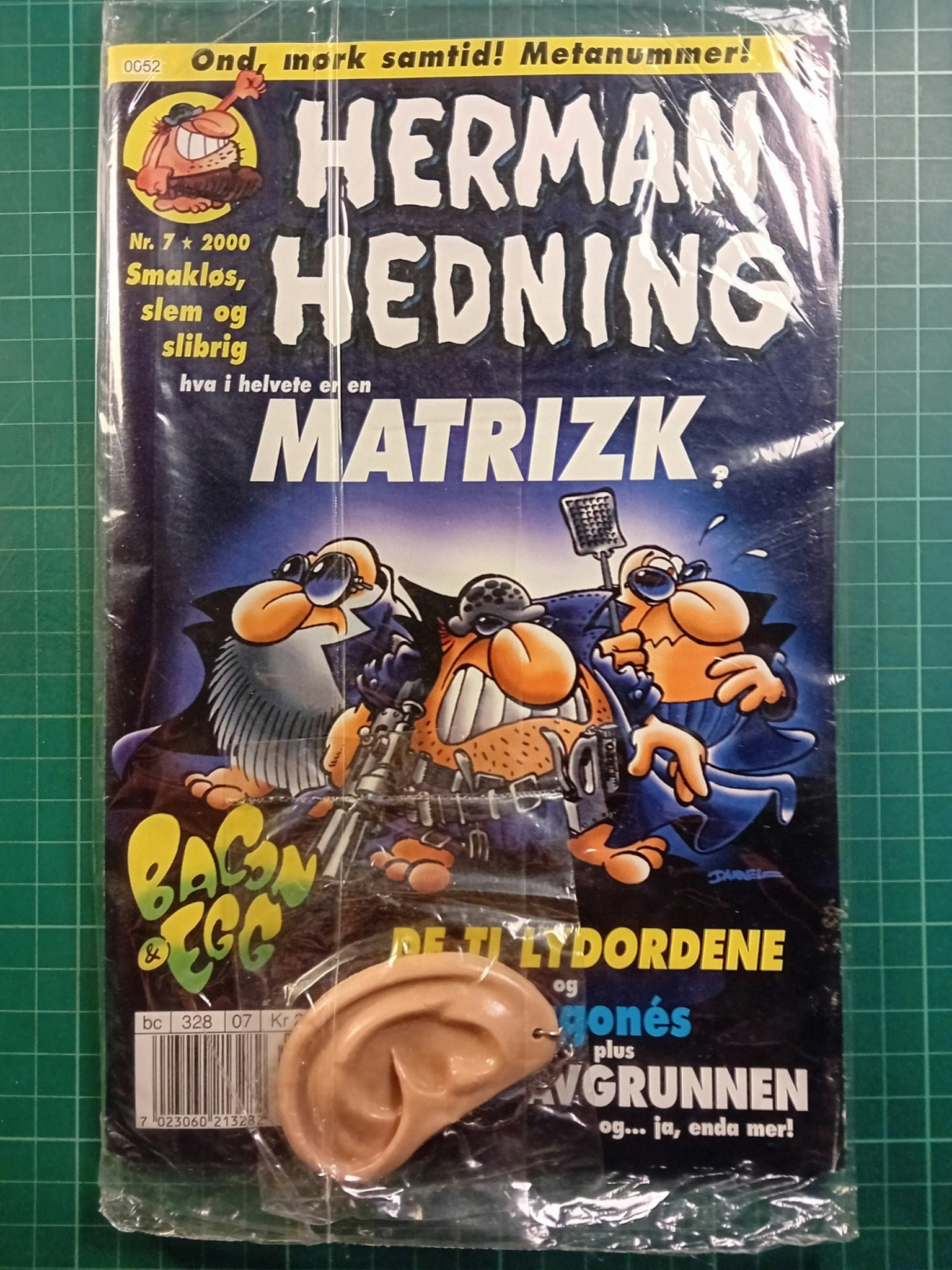 Herman Hedning 2000 - 07 m/Øre nøkkelring