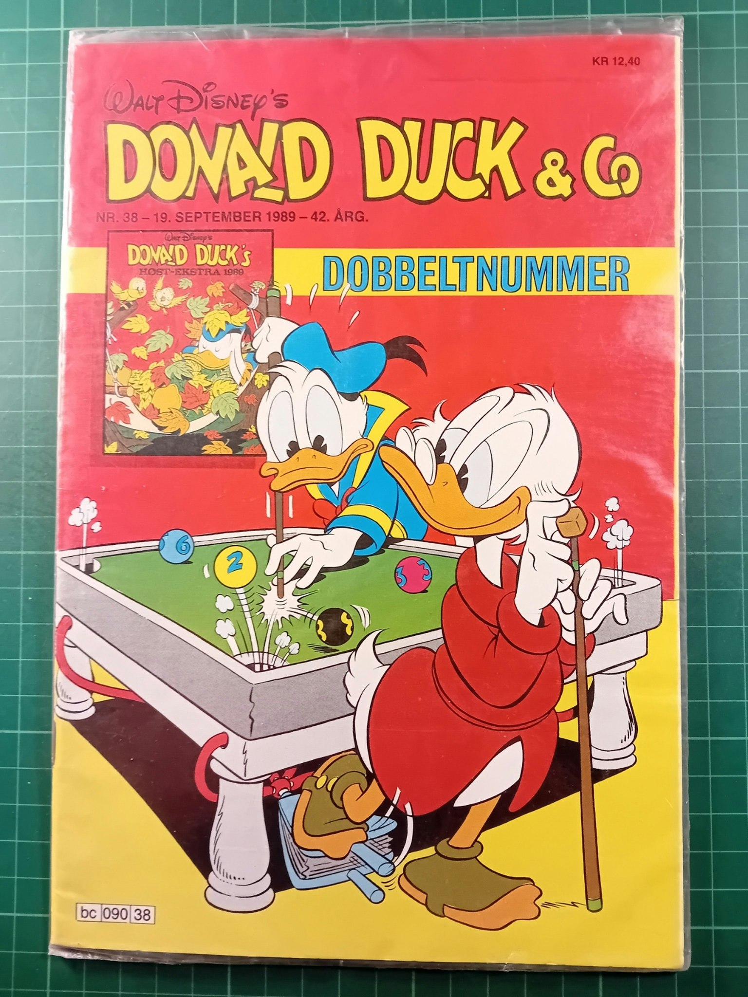 Donald Duck & Co 1989 - 38 Forseglet m/Høstekstra 1989