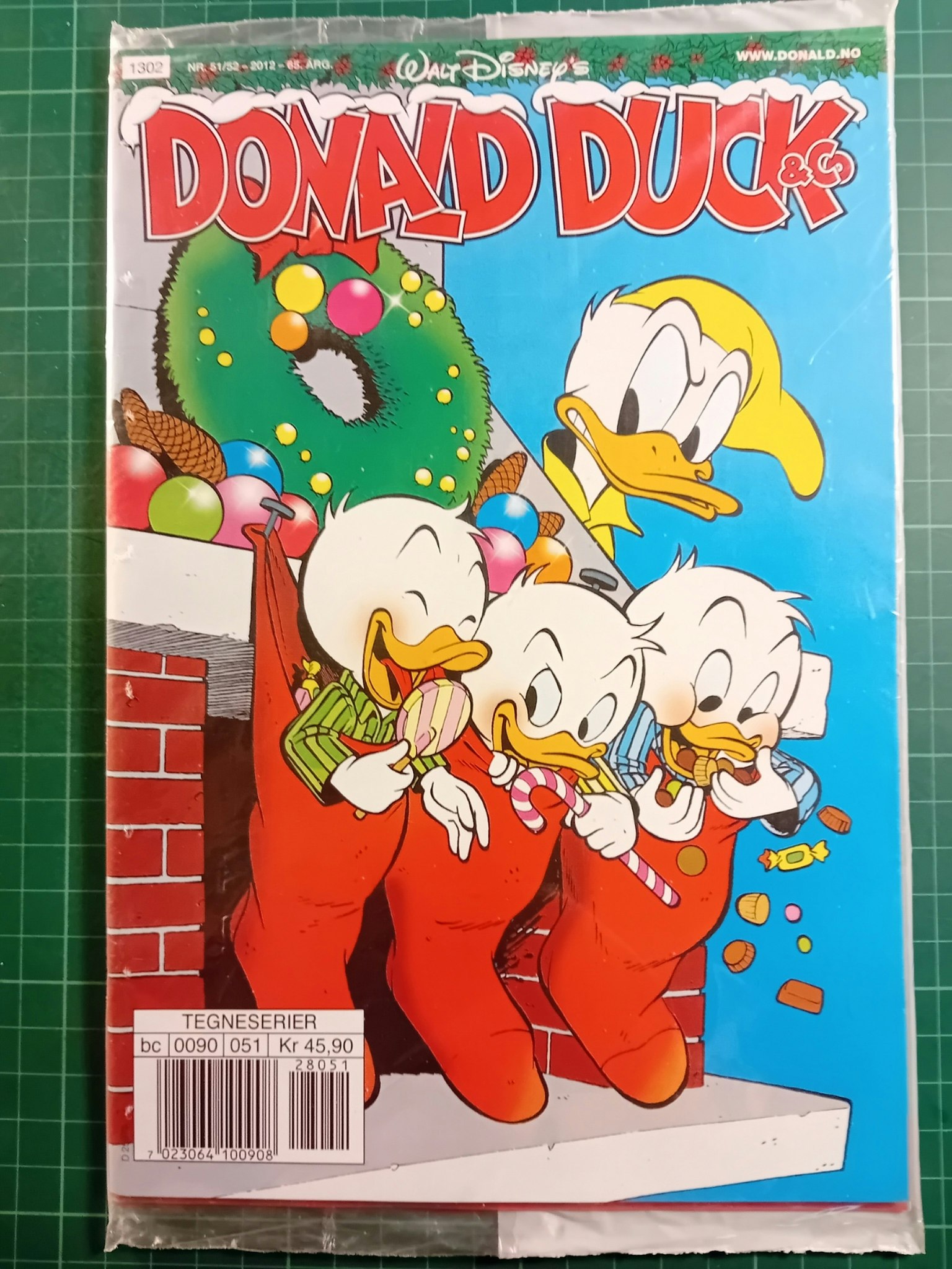 Donald Duck & Co 2012 - 51+52 Forseglet m/bilag Brevet til julenissen