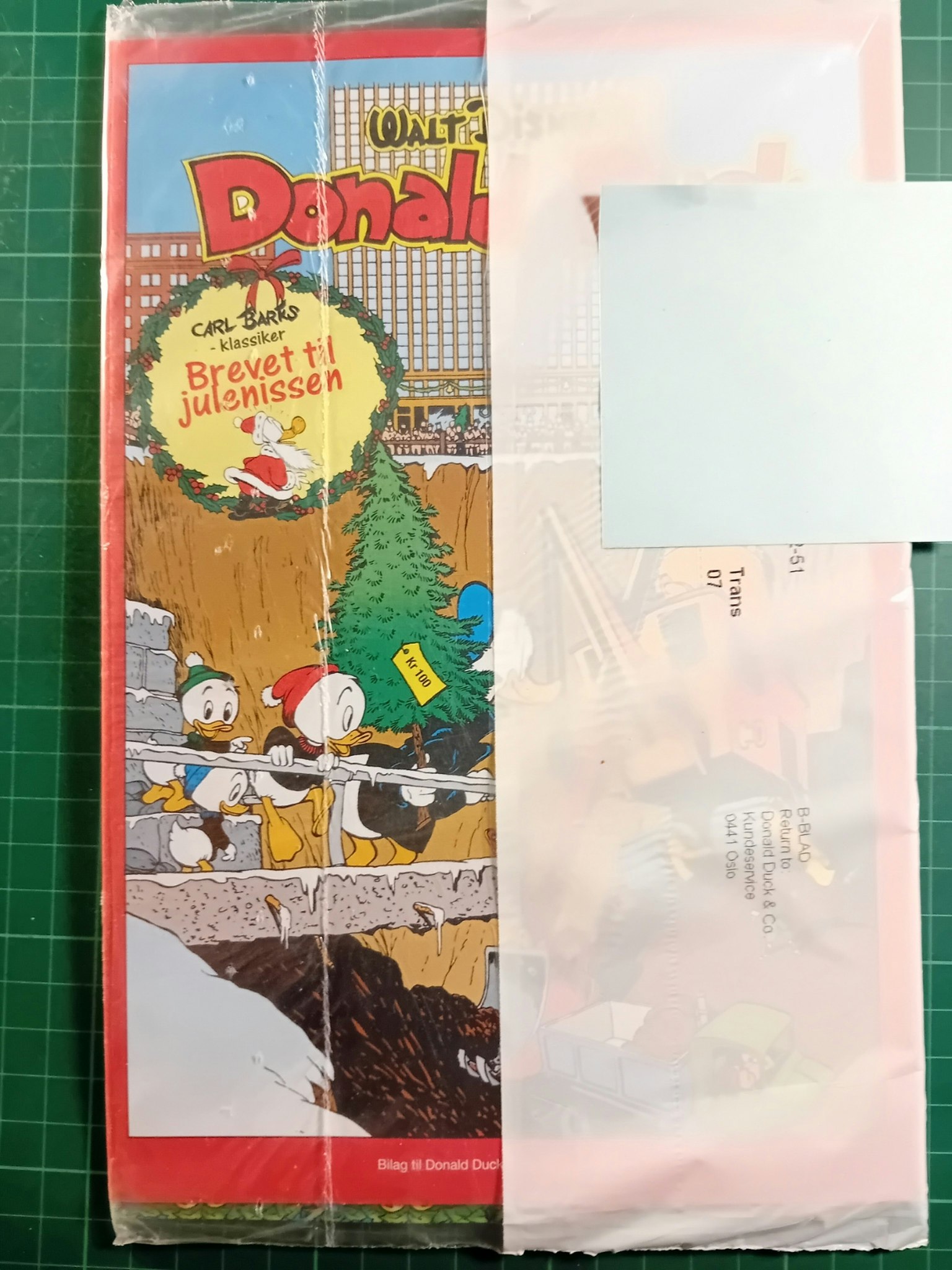 Donald Duck & Co 2012 - 51+52 Forseglet m/bilag Brevet til julenissen