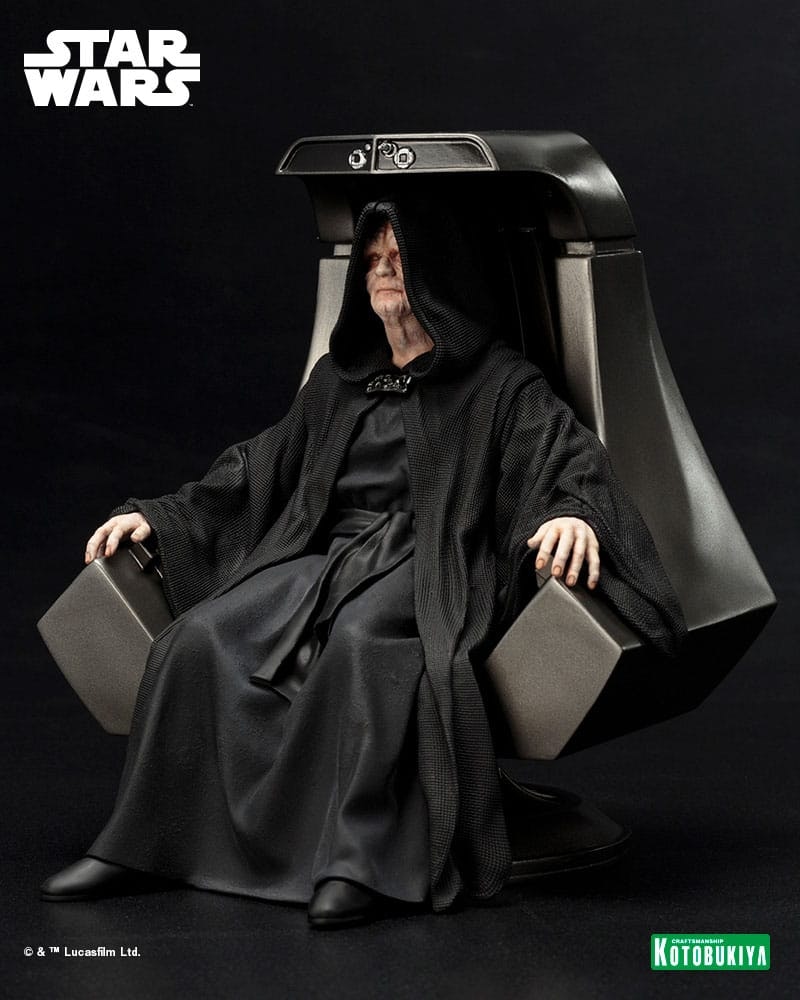 Star Wars: Statue 1/10 Emperor Palpatine 16 cm (Totalpris 1895,-)