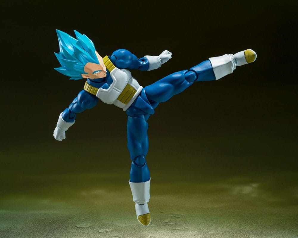 Dragon Ball Super S.H. Figuarts Action Figure Super Saiyan God Super Saiyan Vegeta -Unwavering Saiyan Pride (Totalpris 439,-)