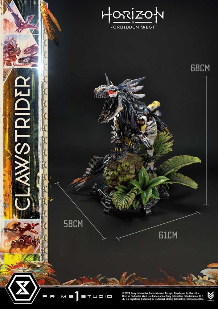 Horizon Forbidden West Ultimate Premium Masterline Series Statue 1/4 Clawstrider 68 cm (Totalpris 22.500,-)
