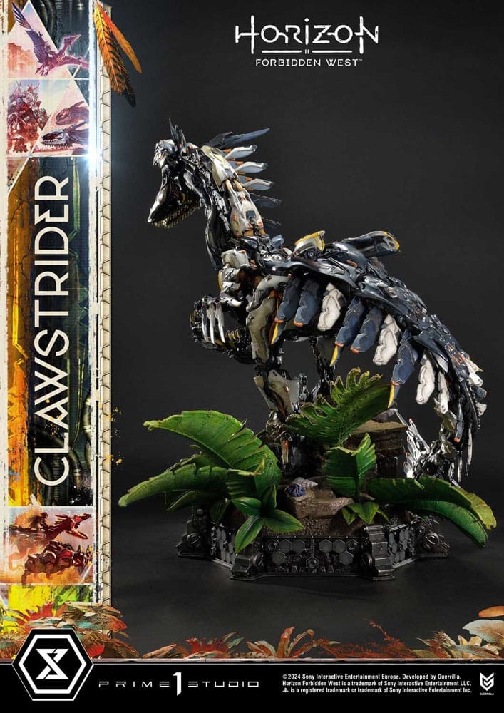 Horizon Forbidden West Ultimate Premium Masterline Series Statue 1/4 Clawstrider 68 cm (Totalpris 22.500,-)