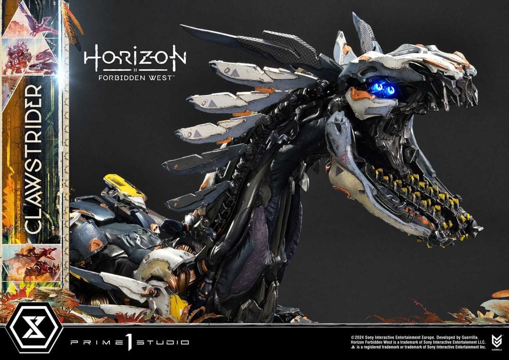 Horizon Forbidden West Ultimate Premium Masterline Series Statue 1/4 Clawstrider 68 cm (Totalpris 22.500,-)