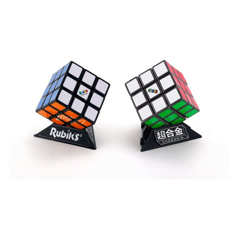 Rubik´s Cube Soul of Chogokin Diecast Action Figure Rubik´s Cube Robo 15 cm (Totalpris 995,-)