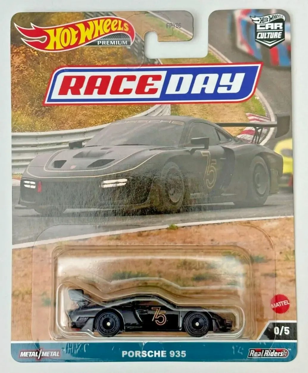 Car Culture Race Day : Porsche 935 #0/5 Chase utgave (Maks 1 pr kunde)