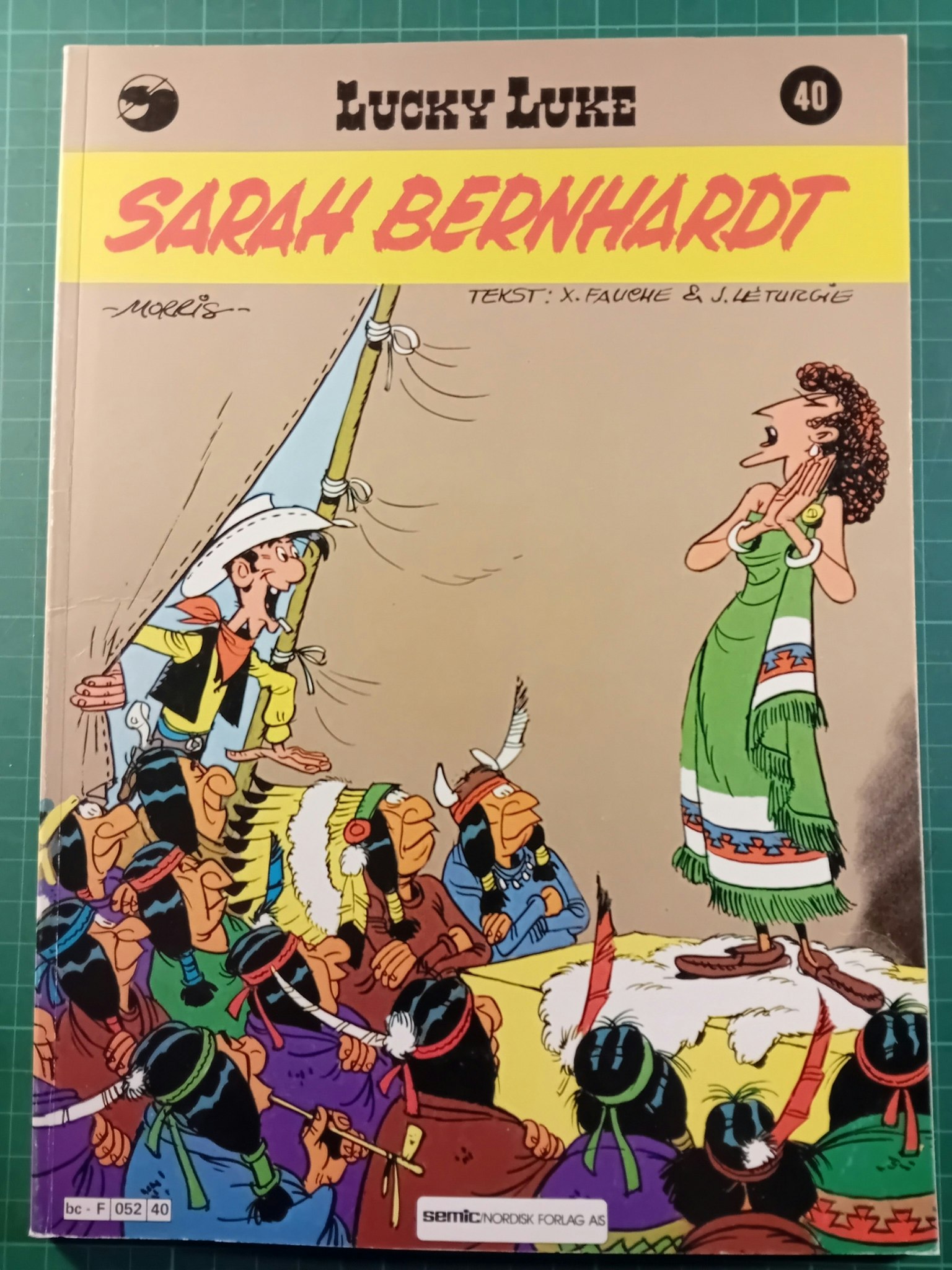 Lucky Luke 40 Sarah Bernhardt 1 opplag